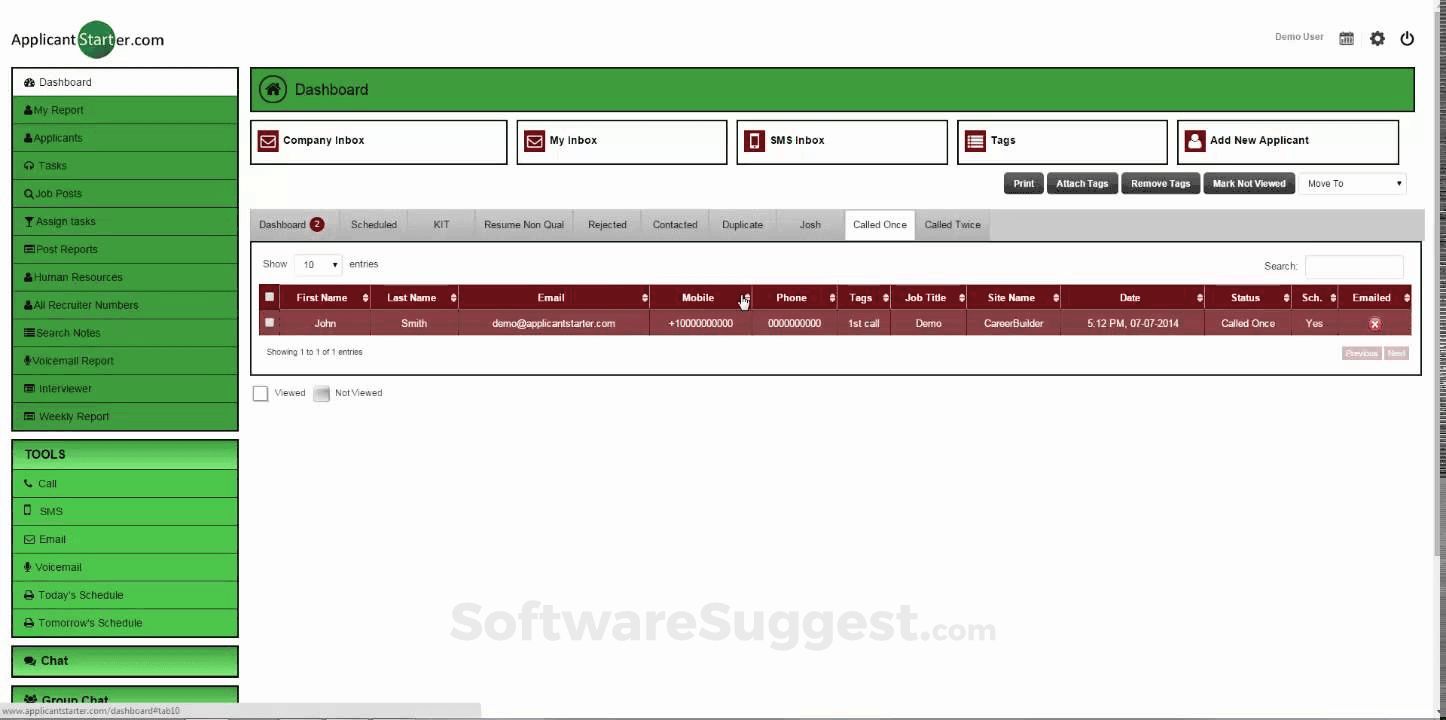 Applicant Starter Small Screenshot 2